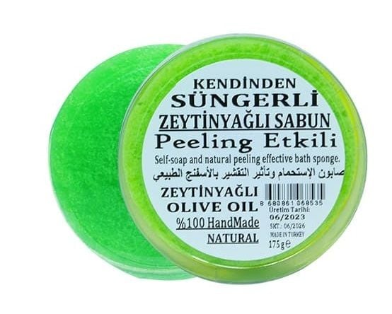 Doğal Süngerli Zeytinyağlı Sabun
