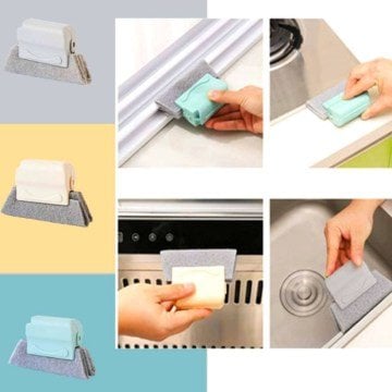 Pratik Panjur Pencere Kenarı Kapı Eşiği Temizleme Fırçası (2 Adet)