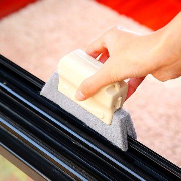Pratik Panjur Pencere Kenarı Kapı Eşiği Temizleme Fırçası (2 Adet)