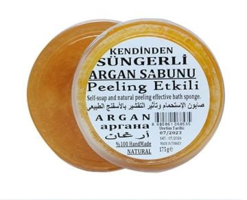 Doğal Süngerli Argan Aromalı Sabun