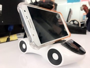 Araba Şeklinde Araç İçi Telefon Tutucu 360 Derece Dönen