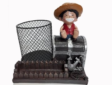 Dekoratif One Piece Kalemlik Biblo