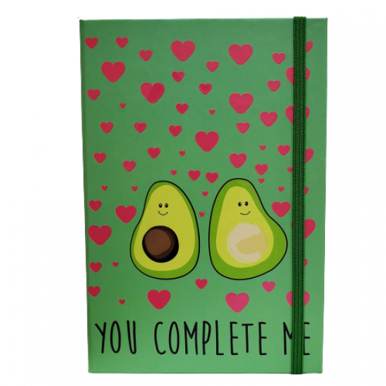 Avokado Tasarımlı You Complete Me Defteri