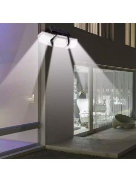 254 Ledli 3 Modlu Solar Çift Panelli Bahçe Aydınlatma Lambası