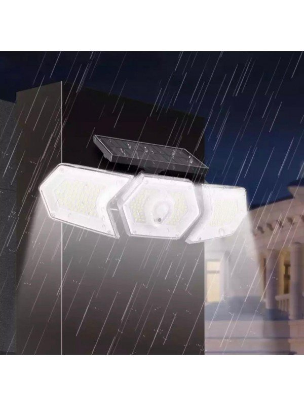 254 Ledli 3 Modlu Solar Çift Panelli Bahçe Aydınlatma Lambası