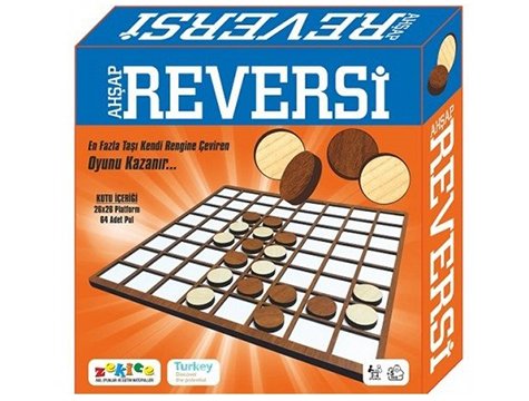 Ahşap Reversi Zeka Oyunu