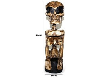 Dekoratif Ahşap İskelet Figür (40 cm)