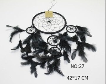 4 Halkalı Dekoratif Dream Catcher Rüya Düş Kapanı