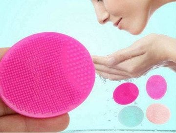 Silikon Yüz Temizleme Pedi Siyah Nokta Akne Makyaj Temizleyici