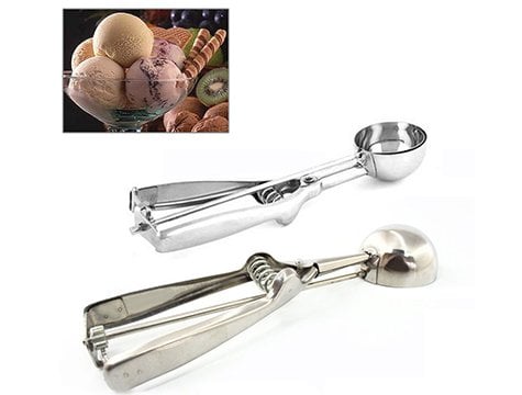Metal Çek Bırak Dondurma Kepçesi
