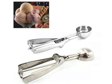 Metal Çek Bırak Dondurma Kepçesi
