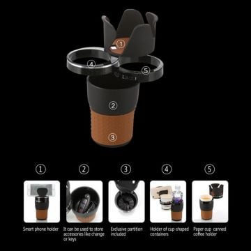 Araç İçin Bardak Tutucu Auto Multi Cup Holder