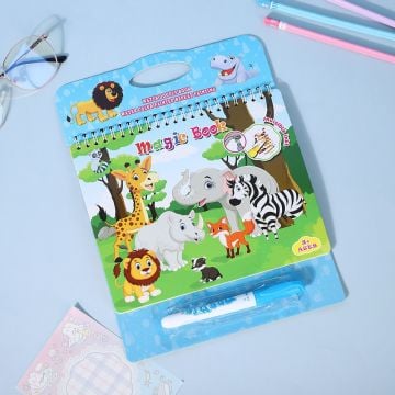 Hayvanlar (Animal) Water Magic Sihirli Sulu Boyama Kitabı
