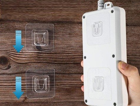 Geçmeli Klips Eşya Sabitleme Askısı 2'li