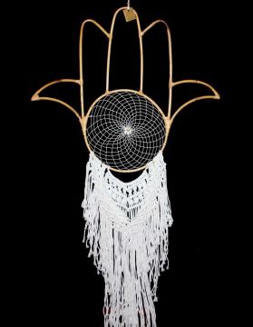 Gül Tasarımlı Dream Catcher Rüya Düş Kapanı