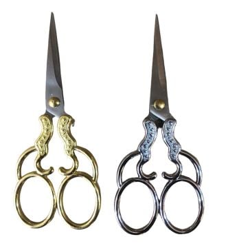 Metal Şık Söz ve Nişan Makası (13 cm)