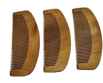 Ahşap Sık Dişli Tarak (16 cm 20 Adet)