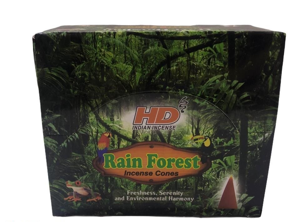 Hd Rain Forest Yağmur Ormanı Konik Tütsü Incense Cones (120 Adet)