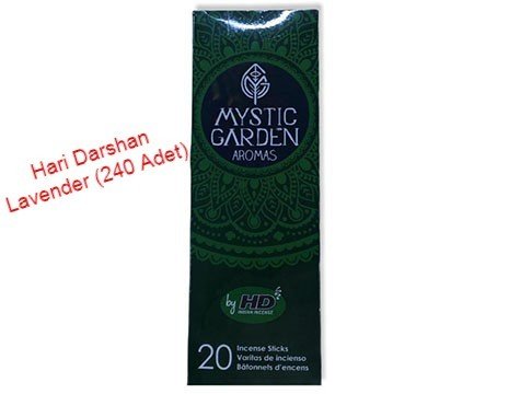 HD Mystic Garden Lavanta Kokulu Çubuk Tütsü Lavender  (240 Adet)