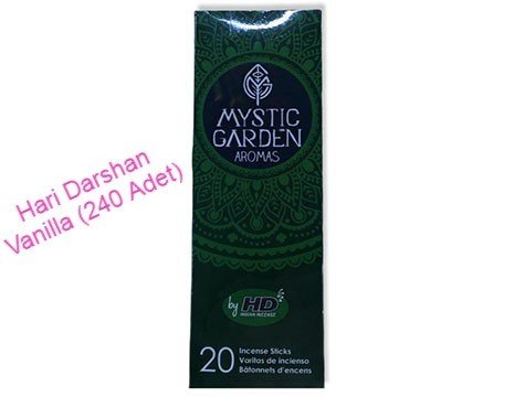 HD Mystic Garden Vanilya Kokulu Çubuk Tütsü Vanilla (240 Adet)