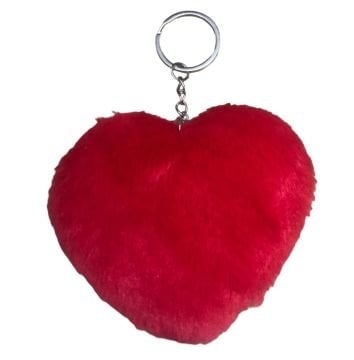 Kalpli Peluş Tasarımlı Anahtarlık Çanta Süsü (12 Adet)