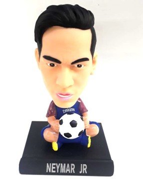 Kafası Sallanan Oturan Futbolcu Dekoratif Biblo