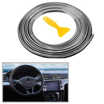 Gümüş Araba Kauçuk Elastik 5 metre Dekorasyon Şerit Bant