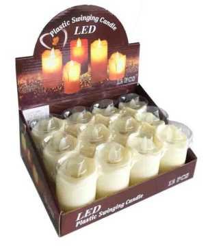 Dekoratif Pilli Mum Led Işıklı