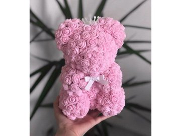 Güllü Solmayan Gül Ayıcık (Kırmızı Pembe Mor)