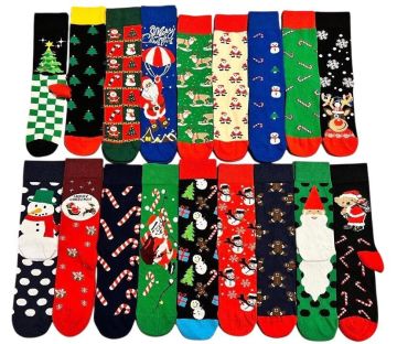 Yılbaşı Noel Baba Kardan Adam Geyik Yılbaşı Çorabı
