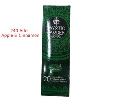 HD Mystic Garden Apple & Cinnamon (Elma Tarçın) Çubuk Tütsü  (240 Adet)