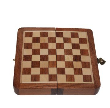 Ahşap Manyetik Satranç Takımı (13 cm)
