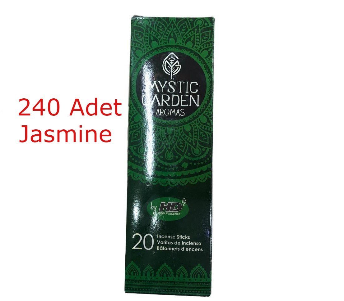 HD Jasmine Mystic Garden Yasemin Çubuk Tütsü İncense Sticks (240 Adet)