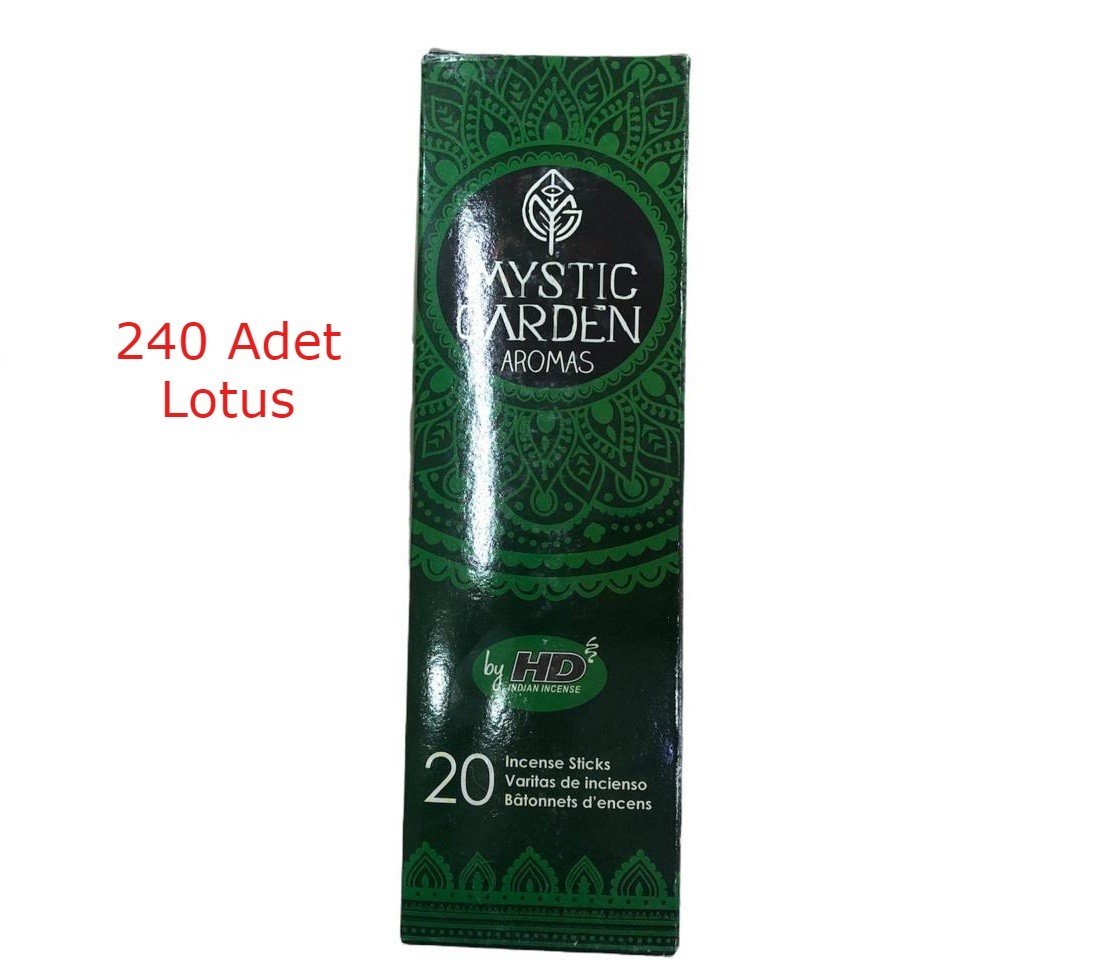 HD Lotus Çiçeği Çubuk Tütsü İncense Sticks (240 Adet)