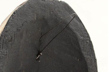 Dekoratif Ahşap Kuru Kafa İskelet Mask Kapı Duvar Süsü (25 cm)