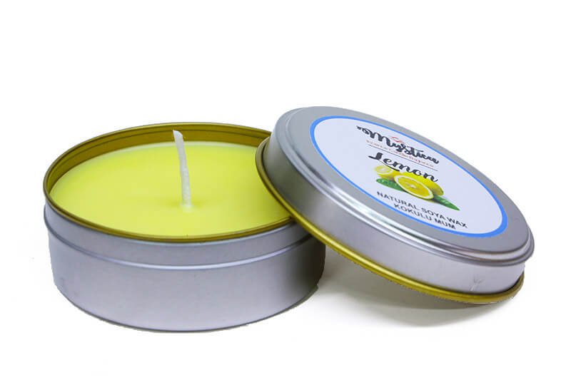 Lemon Mum Kokulu Mini Teneke Soya Wax