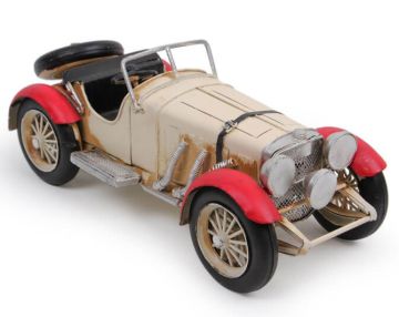 Dekoratif Eskitme Metal Araba Ford Roadster