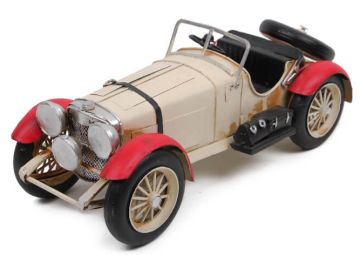 Dekoratif Eskitme Metal Araba Ford Roadster