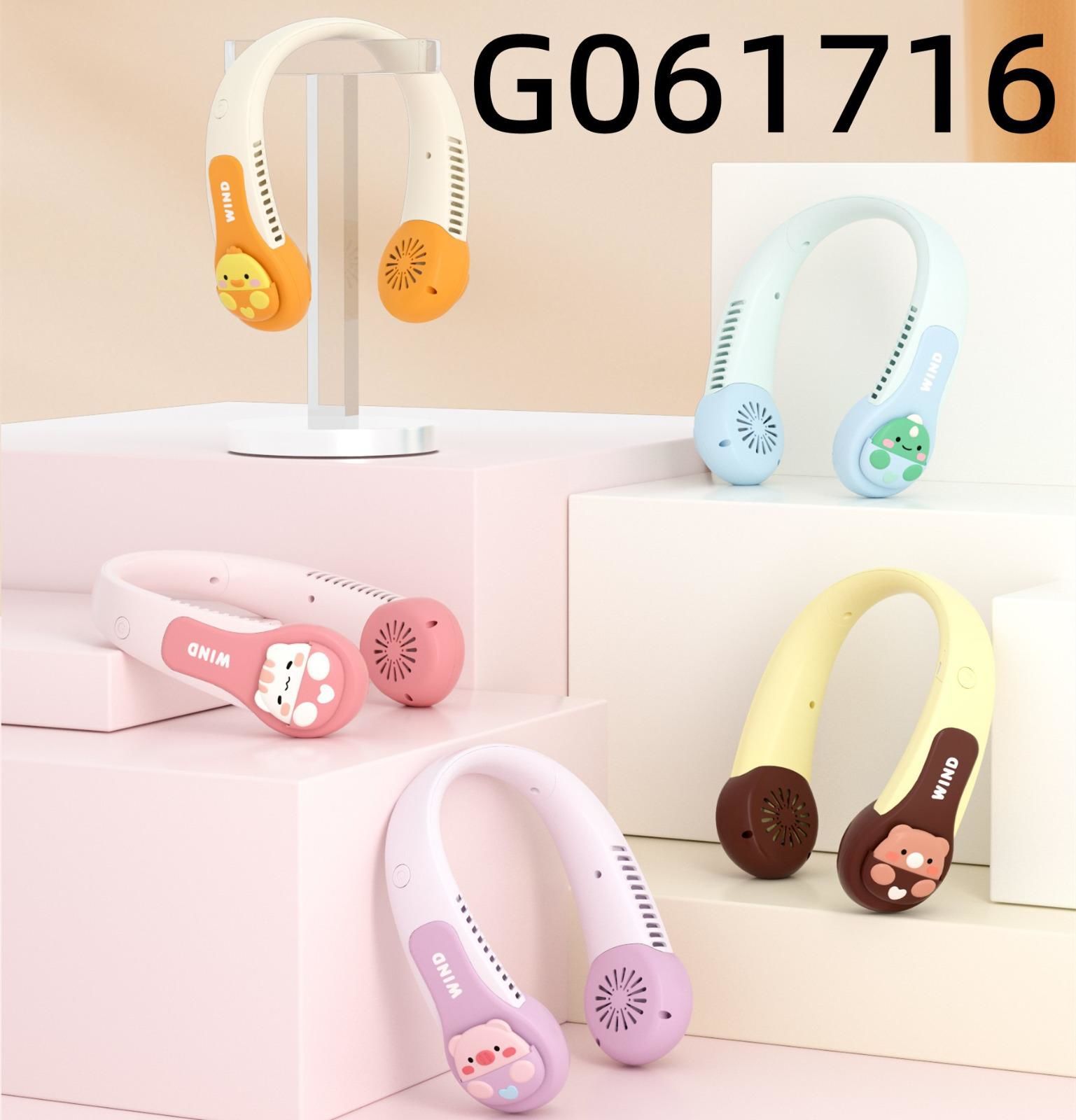 Usb Şarjlı Renkli Boyun Fanı Vantilatör
