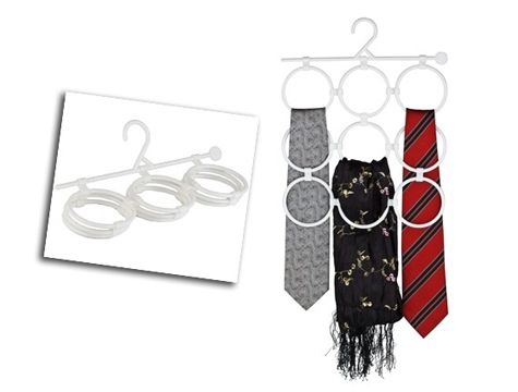 Perfect Tie Hanger Dolap Organizer Askısı (Kravat Eşarp Fular Askı)