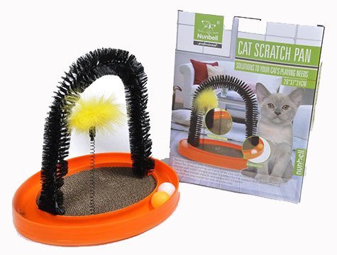Kedi Kaşıma ve Tırmalama Oyuncağı Cat Scratch Pan