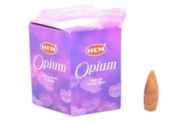 Hem Opium Back Flow (Geri Akış) Cones Konik Tütsü (40 Adet)