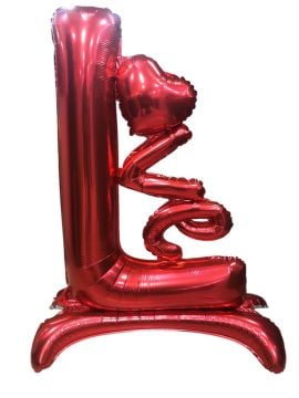 Sevgiliye Folyo Balon Love Kırmızı (90 cm x 70 cm)