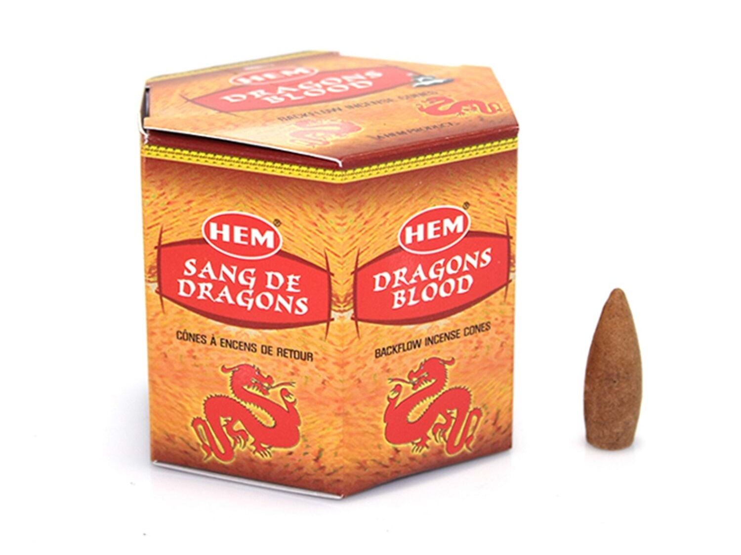 Hem Dragon Blood Back Flow (Geri Akış) Cones Konik Tütsü (40 Adet)