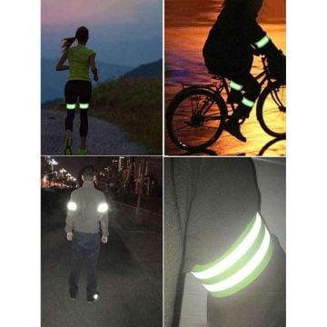 Güçlü Sihirli Neon Yapışkanlı Reflektif Bilek Ve Ayak Bandı