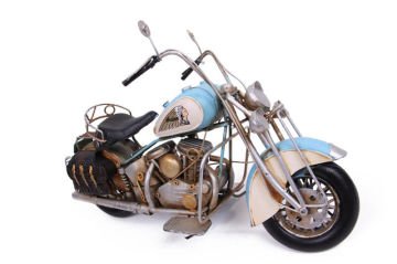 Dekoratif Eskitme Chopper Metal Motosiklet