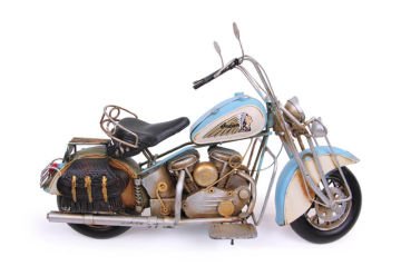 Dekoratif Eskitme Chopper Metal Motosiklet