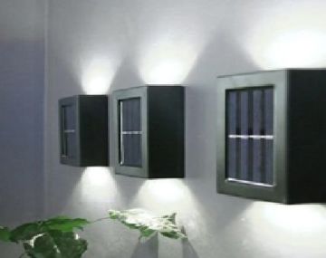 Çift Taraflı Beyaz Solar Dış Mekan Bahçe Aydınlatma Lambası (2 adet)