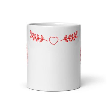 Made With Love Temalı Sevgililer Günü Seramik Kupa Bardak