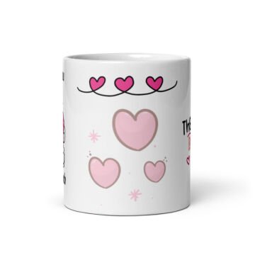 I Love You Ayıcık Temalı Sevgililer Günü Seramik Kupa Bardak